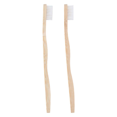 Spazzolino da denti in bambù, 2 pz.