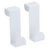 Metalen haak set van 2 stuks 7x4x2,5cm