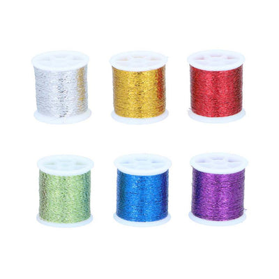 Filo da cucito metallizzato, 6 pz.