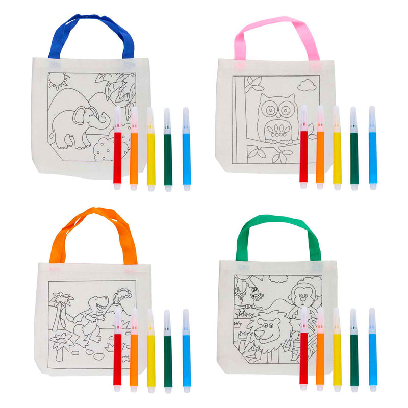 Bolsa de algodón con 5 rotuladores