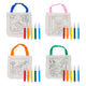 Borsa in cotone con 5 pennarelli