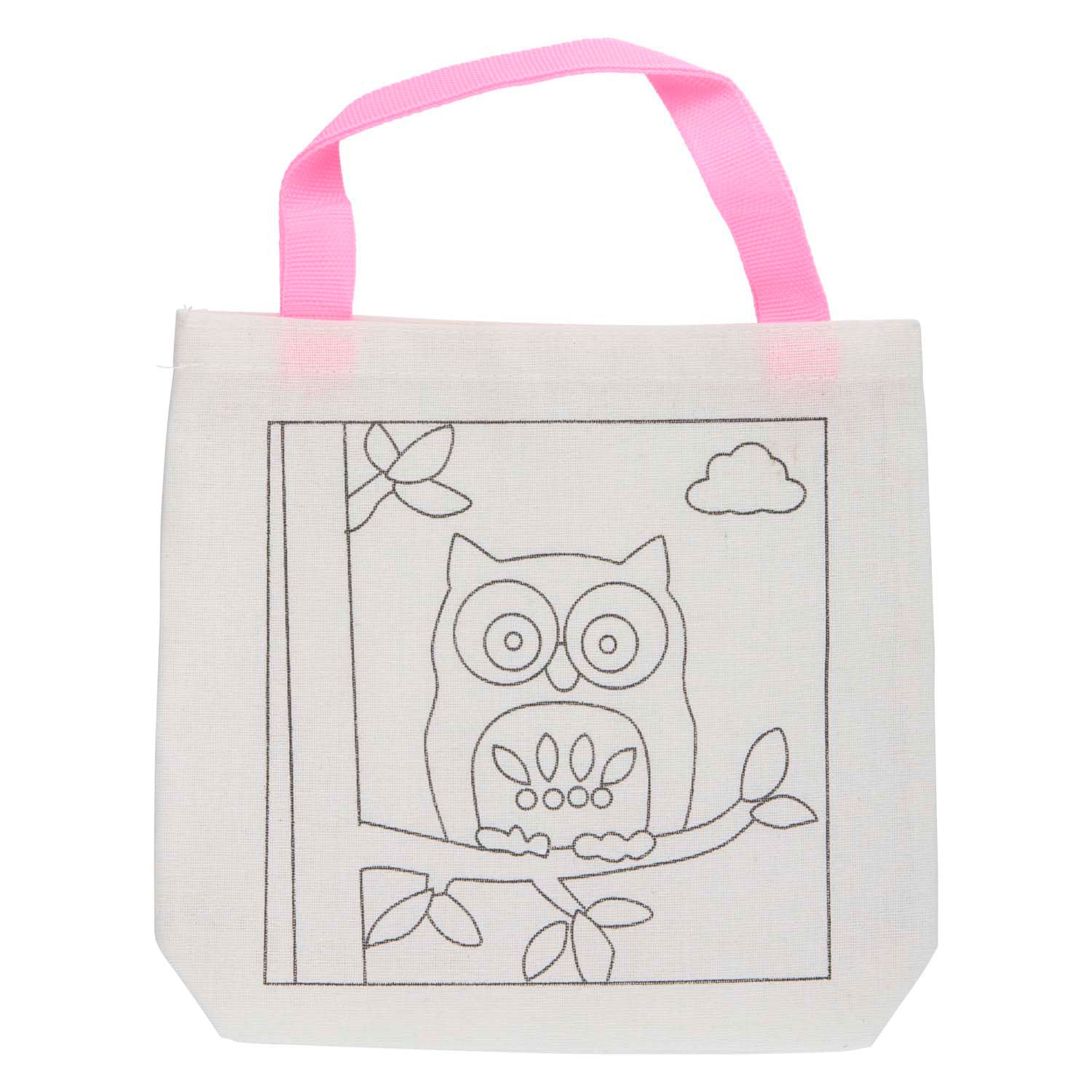 Borsa in cotone con 5 pennarelli