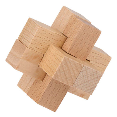 Houten breinpuzzel