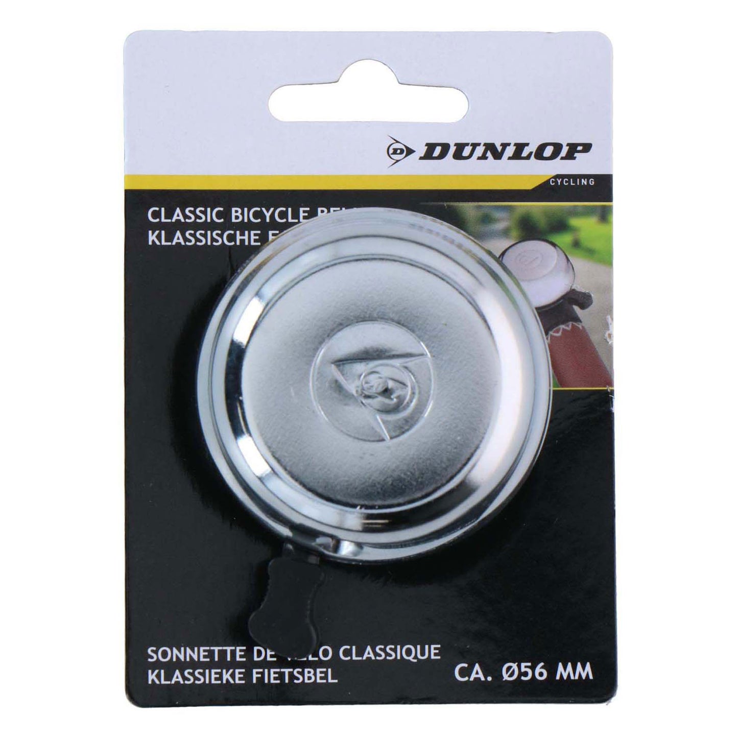 Classico campanello da bicicletta color argento