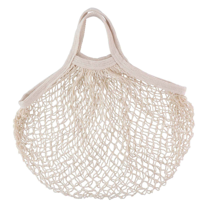 Bolsa de compras de malla de algodón, 39x39x3cm