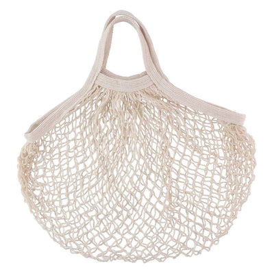 Bolsa de compras de malla de algodón, 39x39x3cm