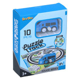 2-in-1 spoorpuzzel met auto, 9st. - afbeelding 2