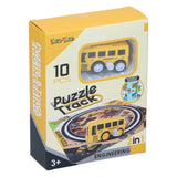 2-in-1 spoorpuzzel met auto, 9st. - afbeelding 3