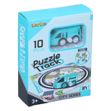 2-in-1 spoorpuzzel met auto, 9st. - afbeelding 4