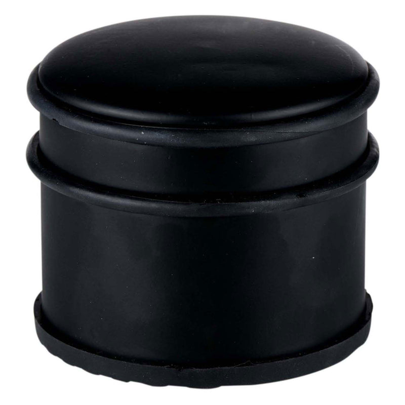 Tope de puerta negro, 9cm