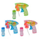 Bubble gun with light