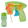 Pistola de burbujas con luz.