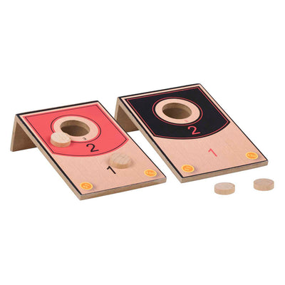 Wooden throwing game, 6 pieces.
