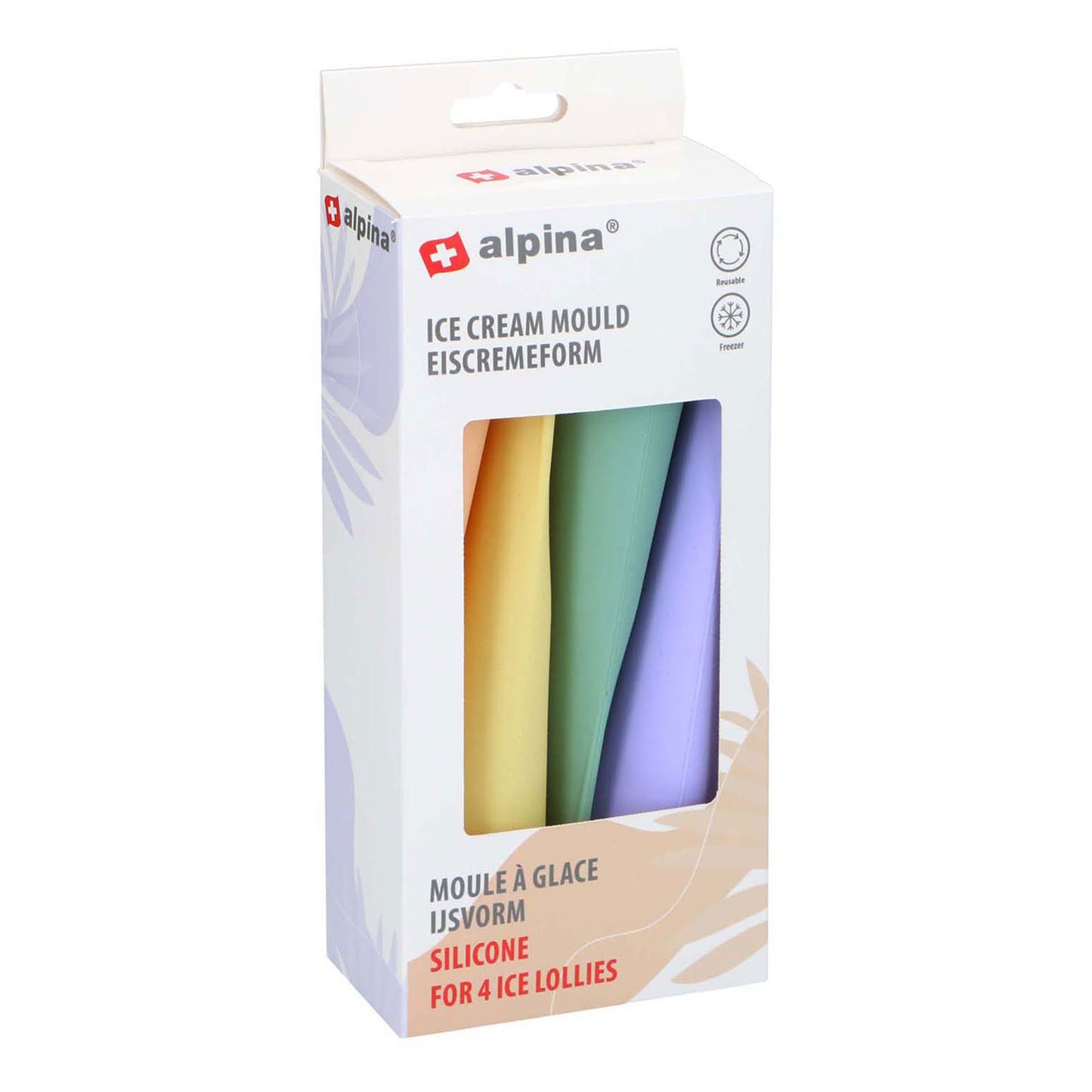 Stampo per ghiaccio Alpina, 4 pezzi.