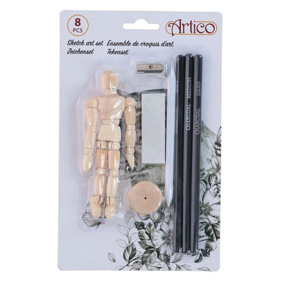 Set di caratteri, 8 pz.