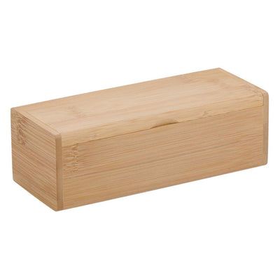 Scatola portaoggetti in legno con coperchio, 16,5x6,5 cm