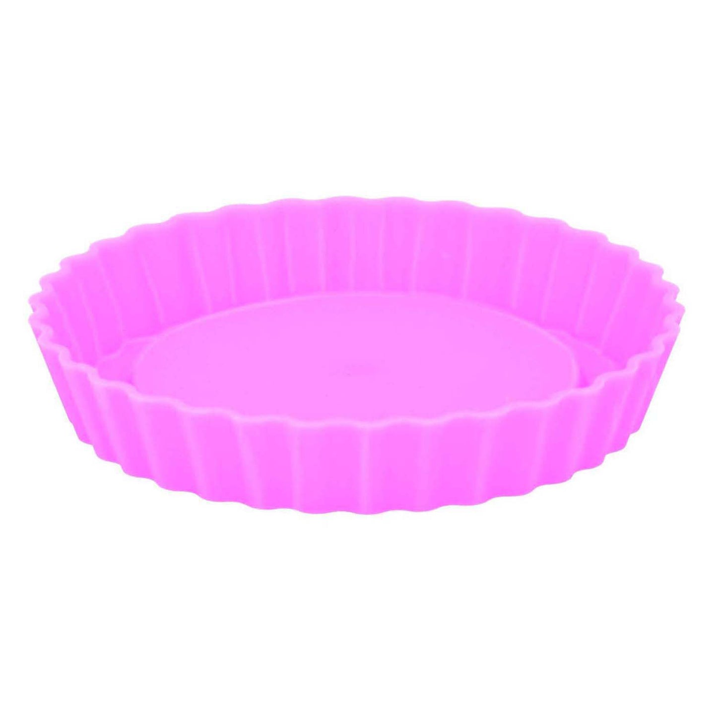 Silicone baking mold round, 4 pcs