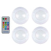Kleurveranderende draadloze ledlamp, set van 4