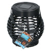 Grundig grundig lanterna led soloar 15x16 cm nera