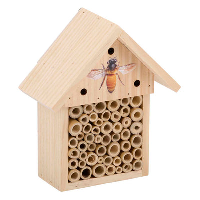 Houten insectenhotel vlinders bijen