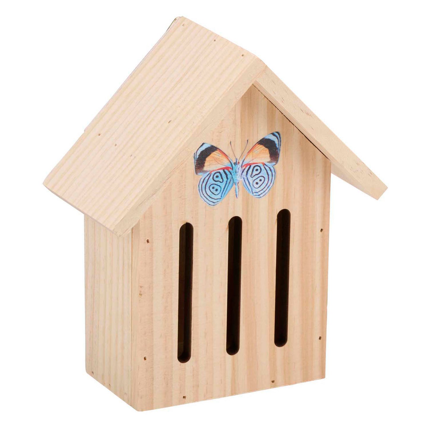 Houten insectenhotel vlinders bijen
