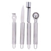 Utensilios de cocina Alpina para frutas de acero inoxidable.