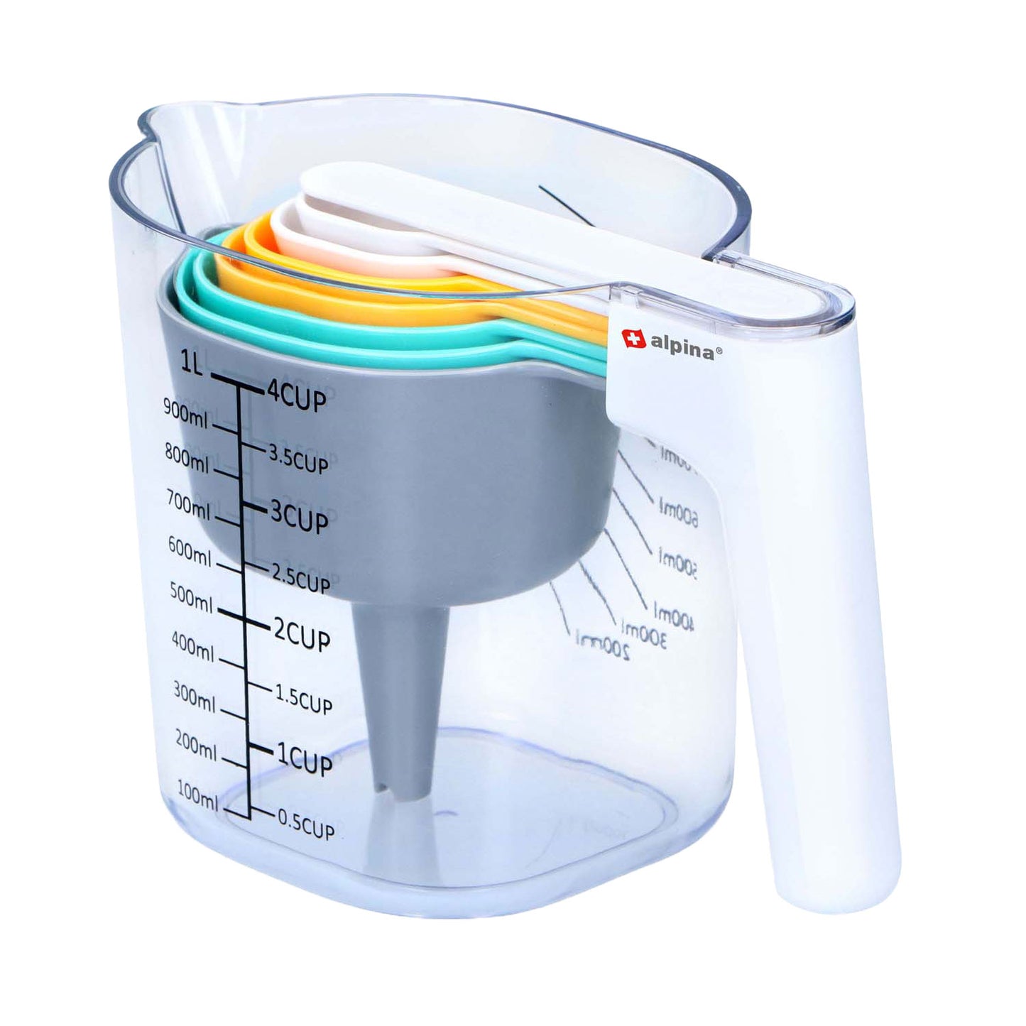 Juego de tazas medidoras, 9 uds.