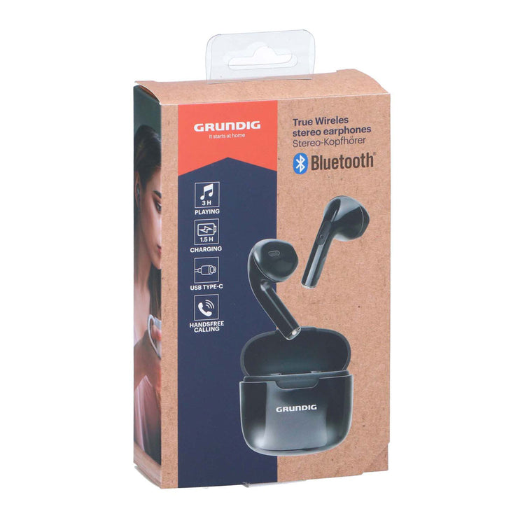 Tappi per le orecchie wireless neri