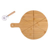 Tabla para pizza y cortador de pizza Alpina, 2 uds.