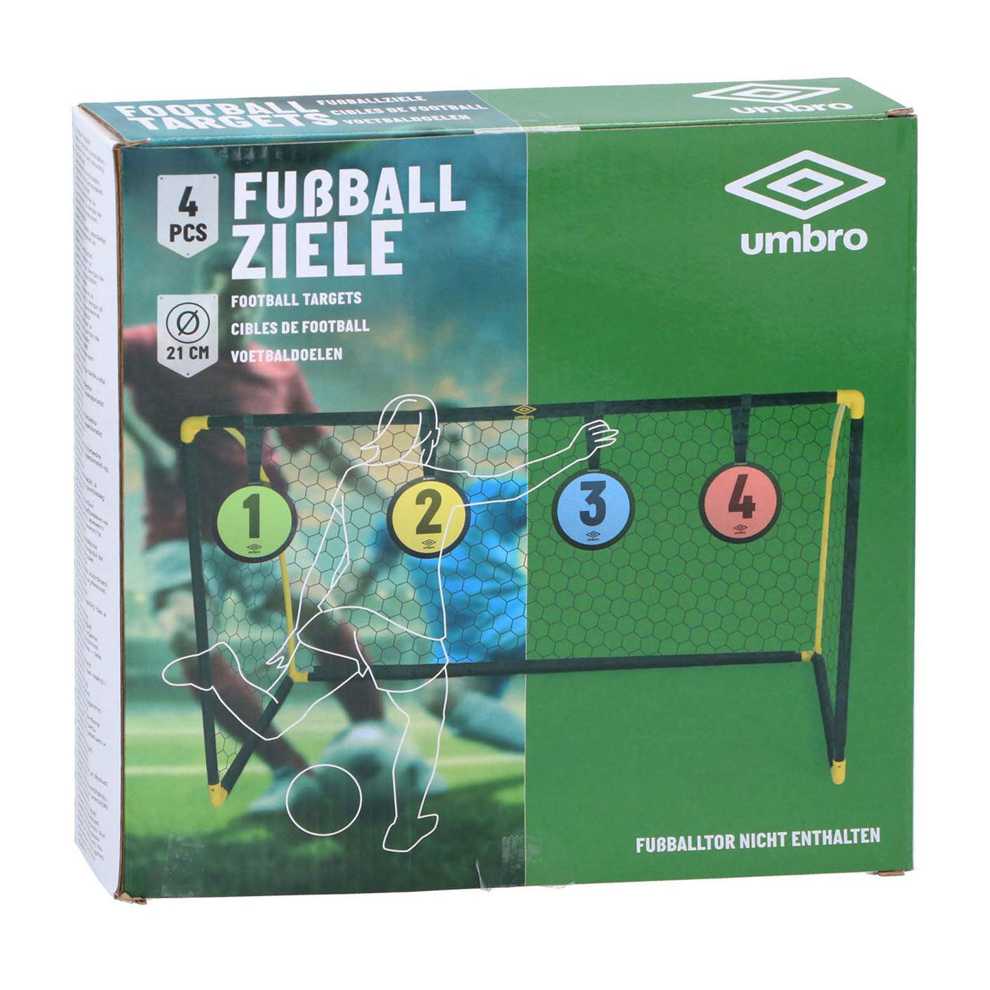 Dianas de fútbol, ​​4 uds.
