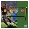 Dianas de fútbol, ​​4 uds.