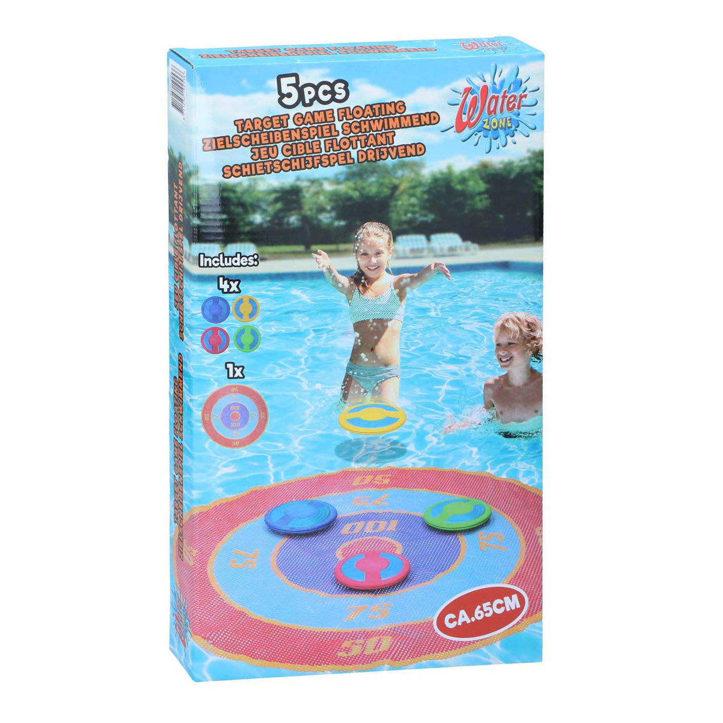 Floating target game, 5 parts.
