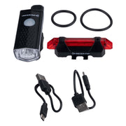 Dunlop fietsverlichtingsset, 2st. - afbeelding 1