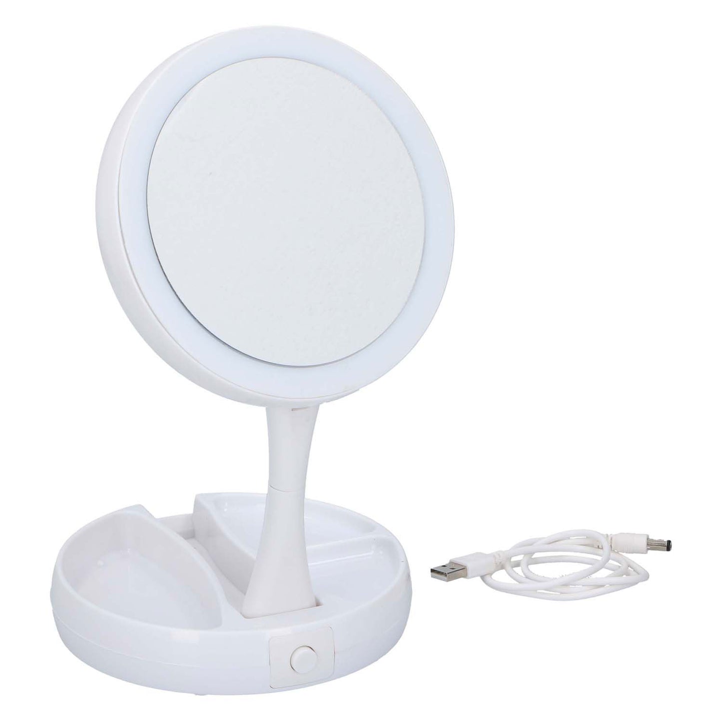 Espejo de maquillaje con LED