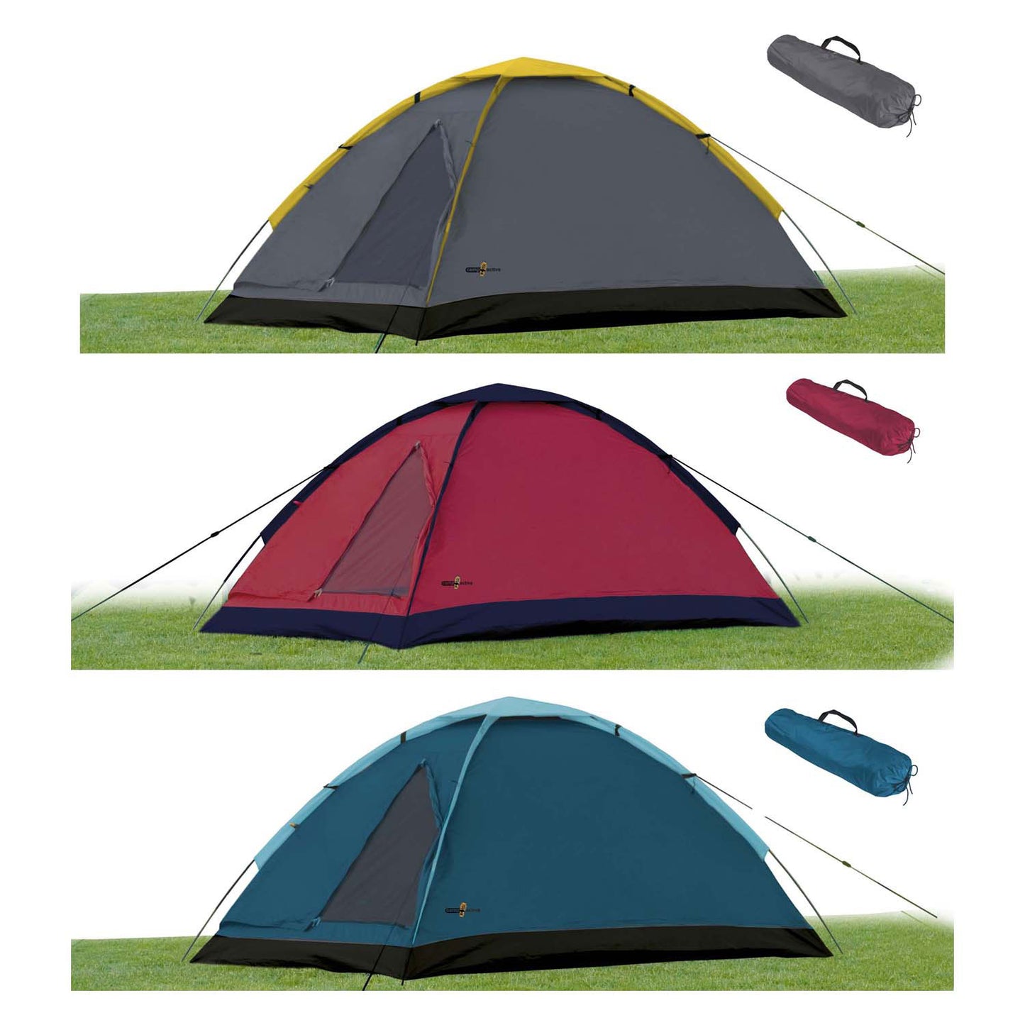 Koepeltent 2pers, 200x120cm