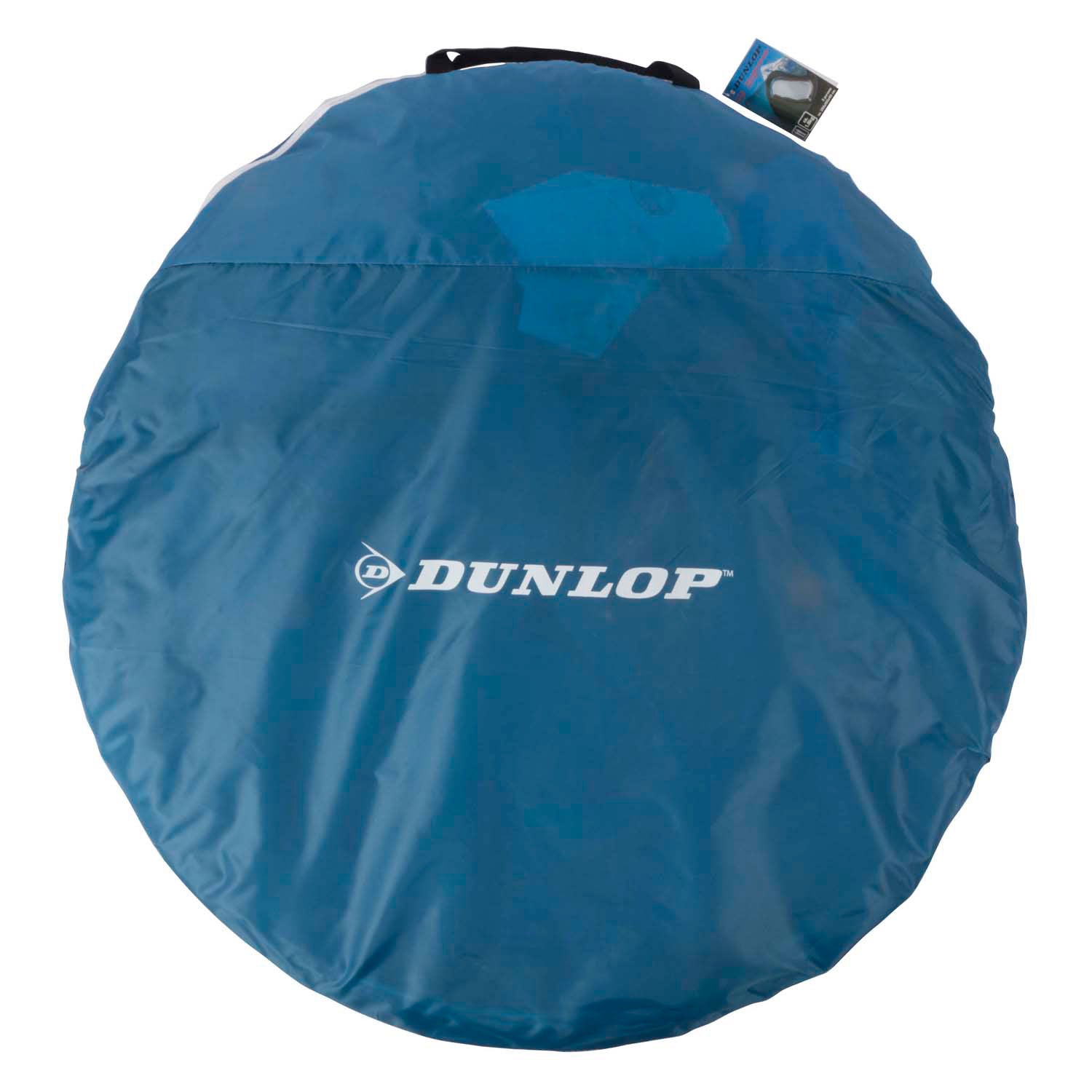 Tienda de campaña emergente Dunlop para 2 personas - 255x155x95 cm - de montaje rápido, resistente a la intemperie