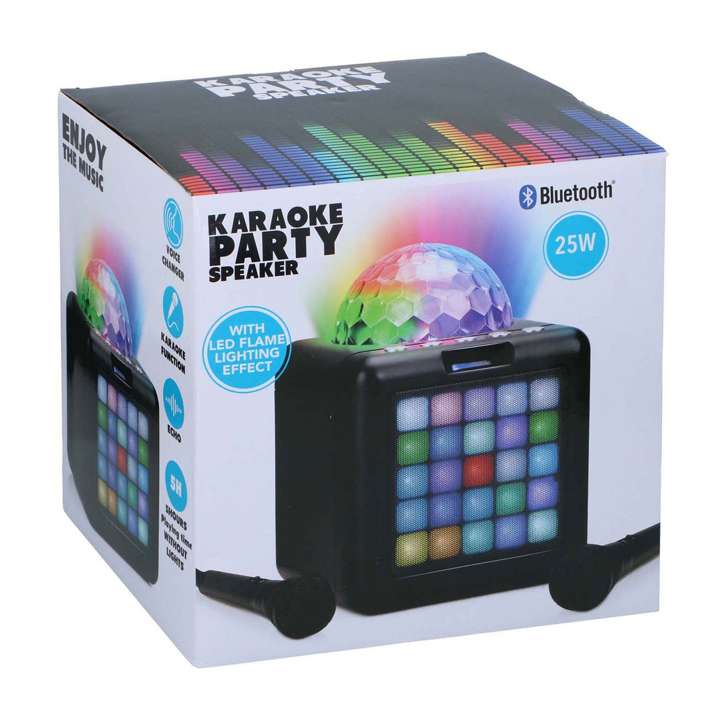 Altavoz karaoke fiesta bt 10w 25