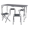 Set di mobili pieghevoli 120x60 cm, 5 pezzi.
