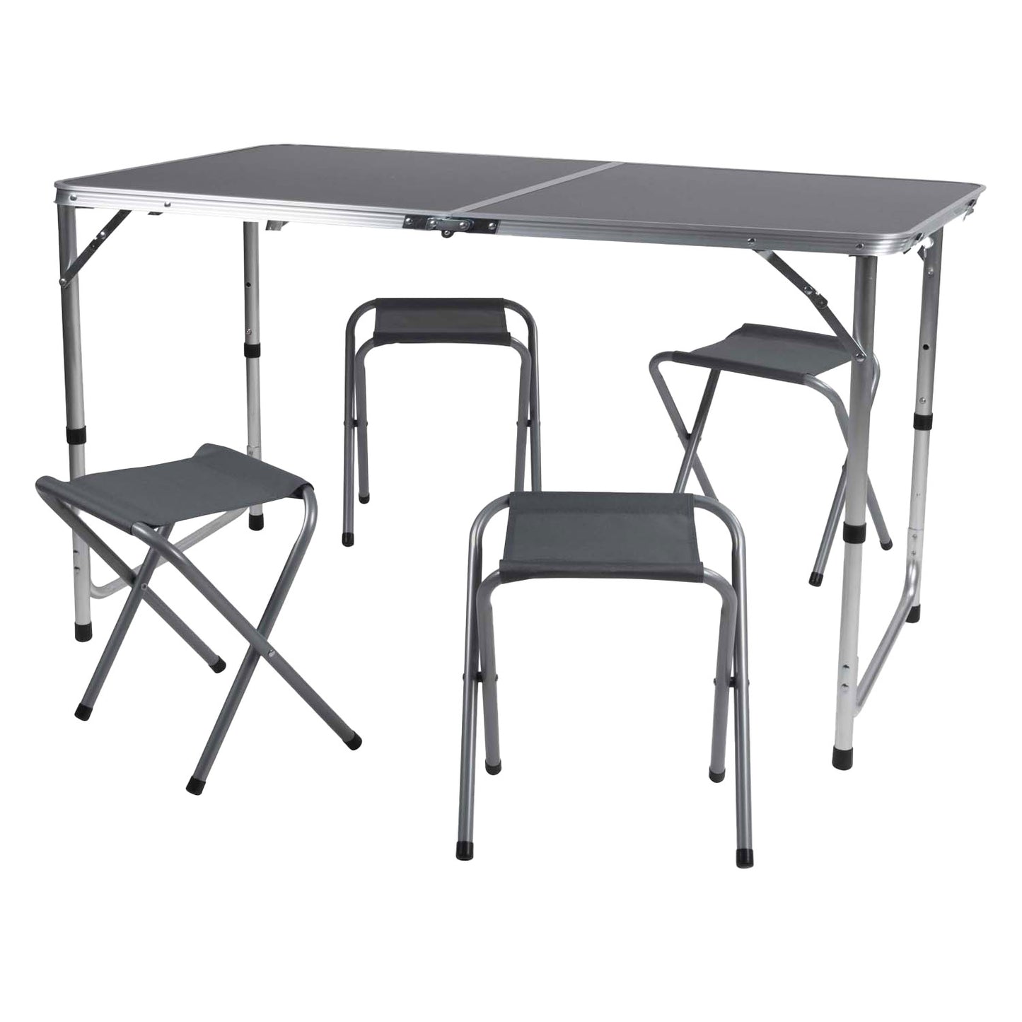 Set di mobili pieghevoli 120x60 cm, 5 pezzi.