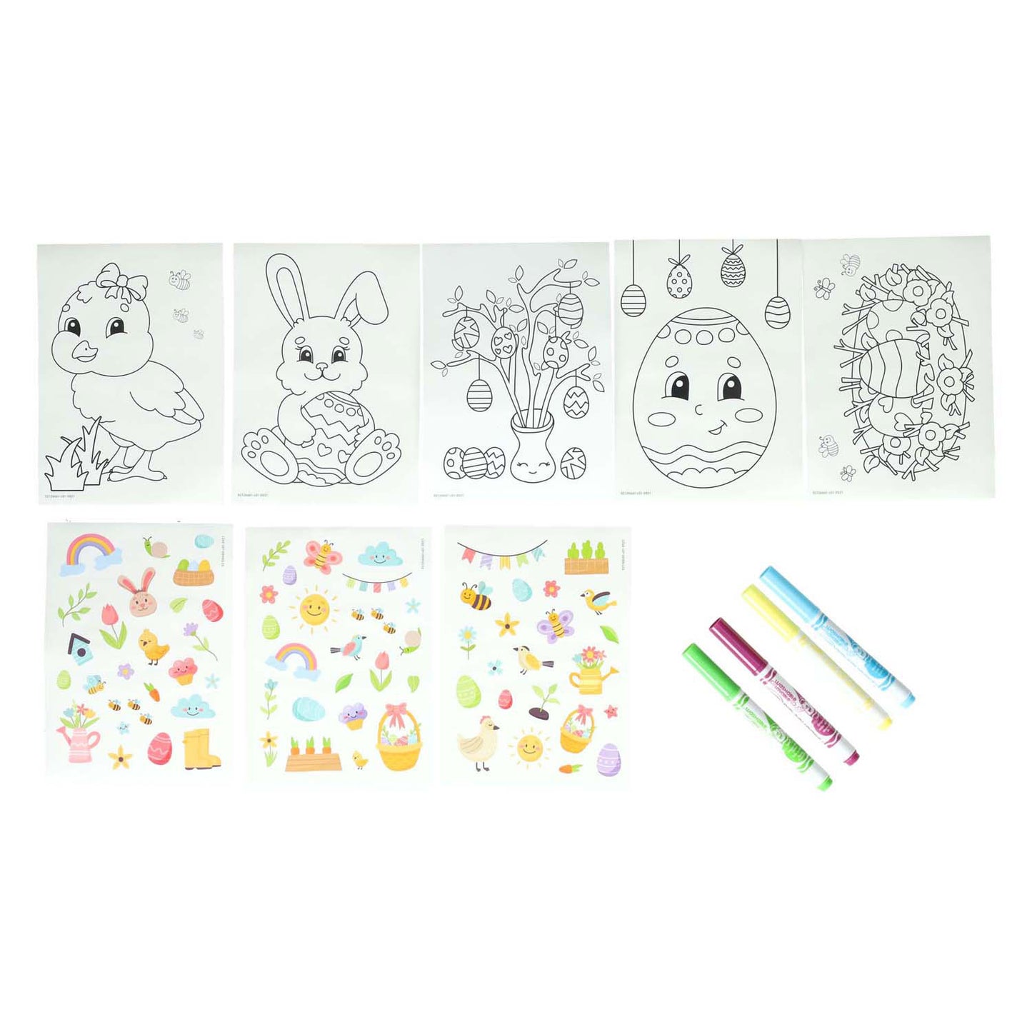 Set para colorear Crayola en huevo de Pascua