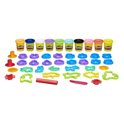 Kit di strumenti play-doh con +30 parti 10 vasi di terracotta