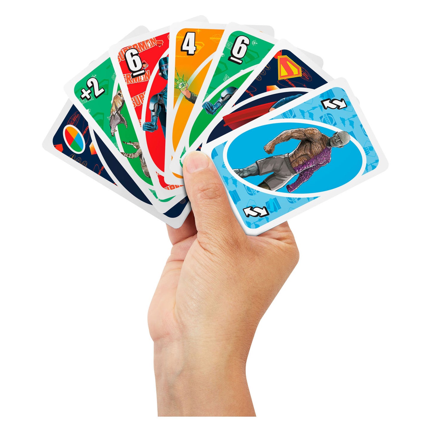 Mattel uno gioco di carte superman