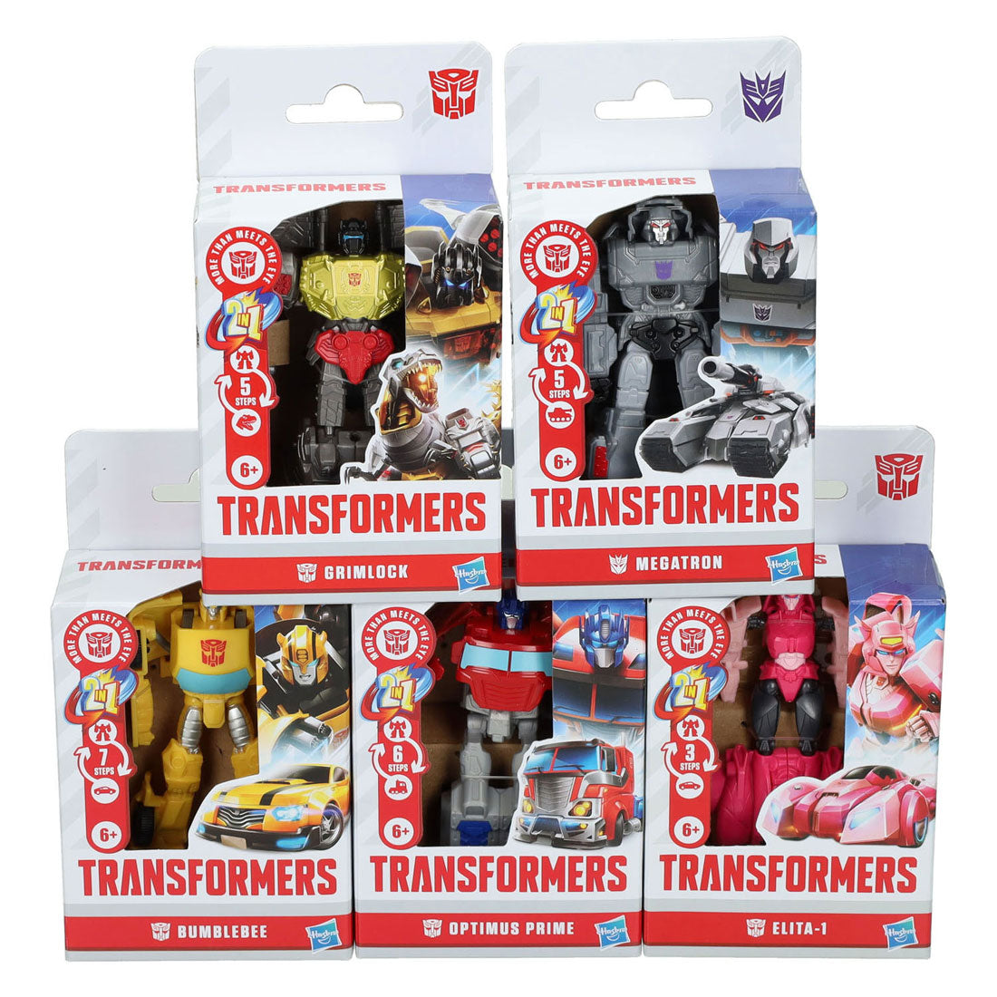 Trasformatore di action figure Hasbro: da robot a veicolo