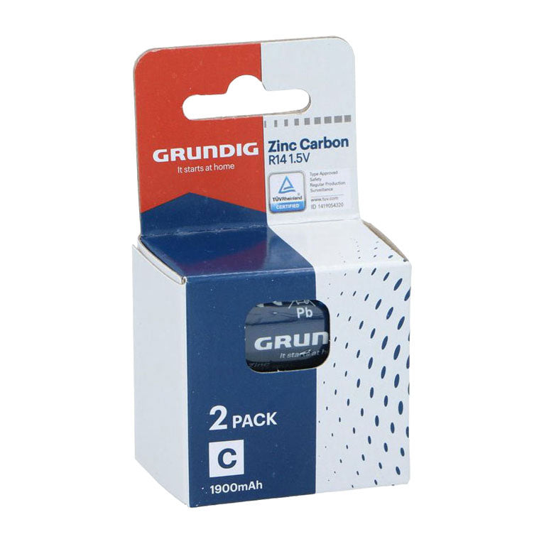 Batteria Grundig c r14 1,5v zinco 1900mah