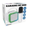 Set de karaoke con micrófono inalámbrico.