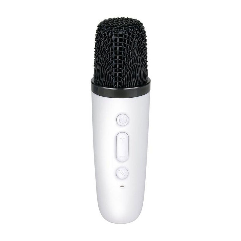 Set de karaoke con micrófono inalámbrico.
