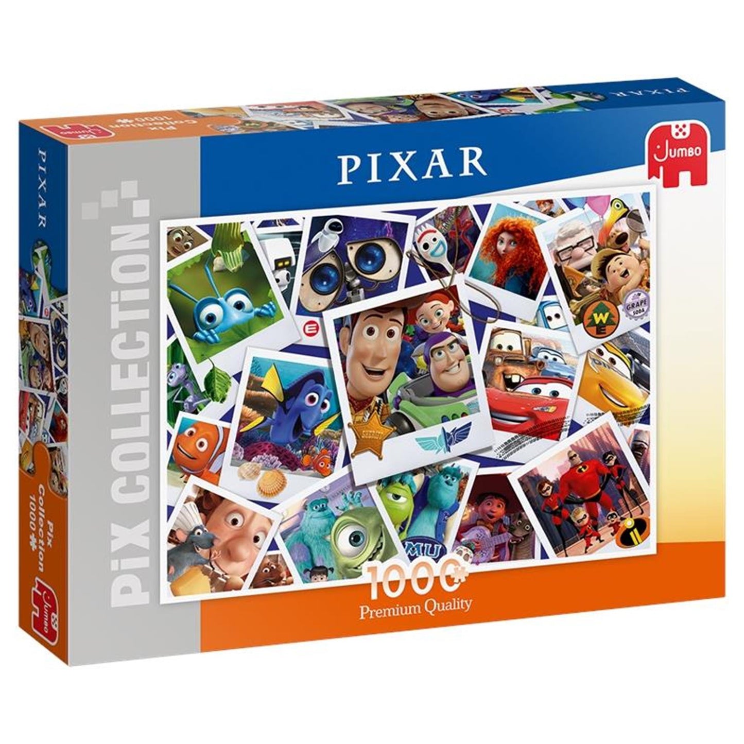 Jumbo Puzzle - figuras famosas de Disney Pixar - 1000 piezas