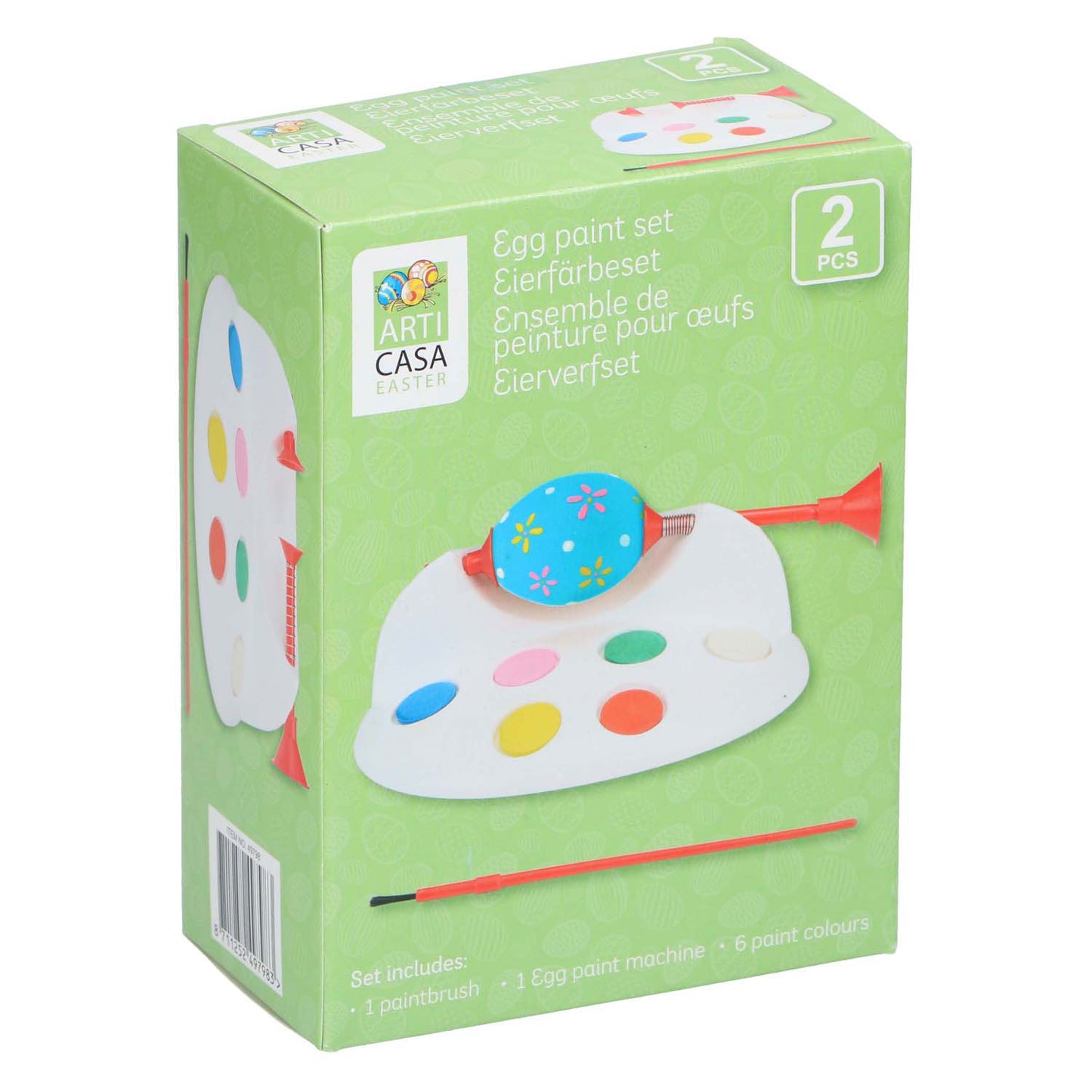 Uovo -pint set con pennello