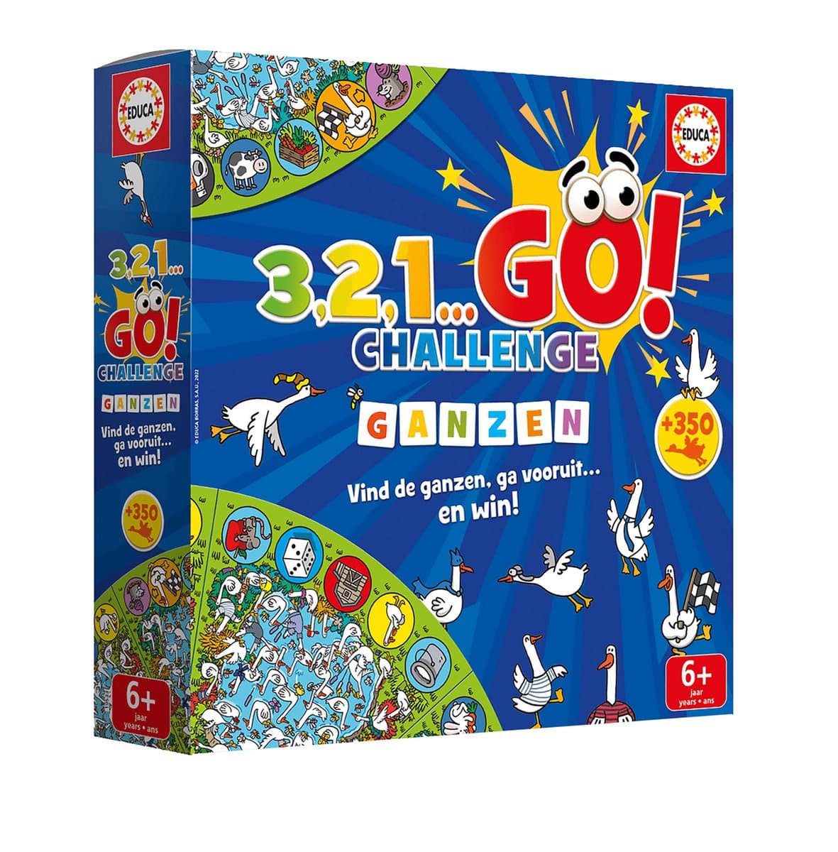 Intro Just Games 3-2-1 Go sfida puzzle da Ganzen