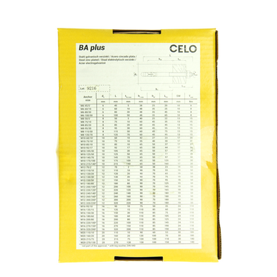Celo 1066922 - ancoraggio rapido ba plus 12-150 50 zincato 20 pezzi | 2 pezzi